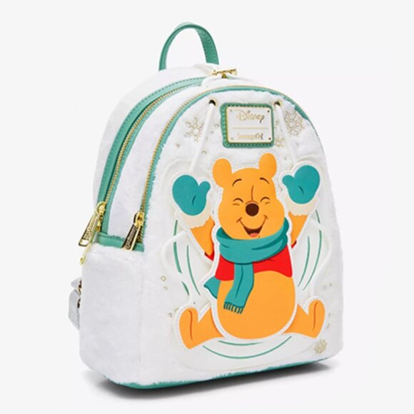 Loungefly Disney Winnie the Pooh Snow Angel Swivel Mini Backpack main image 4